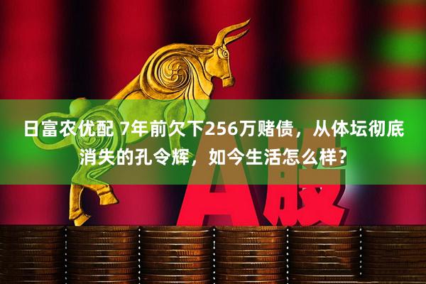 日富农优配 7年前欠下256万赌债，从体坛彻底消失的孔令辉，如今生活怎么样？